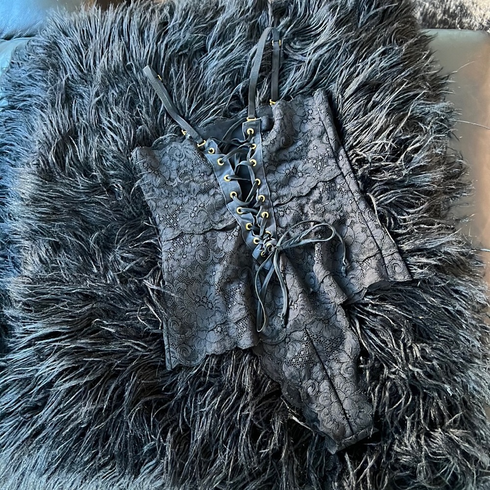 We Are Hot As Hell Small Black Reversible Bodysuit